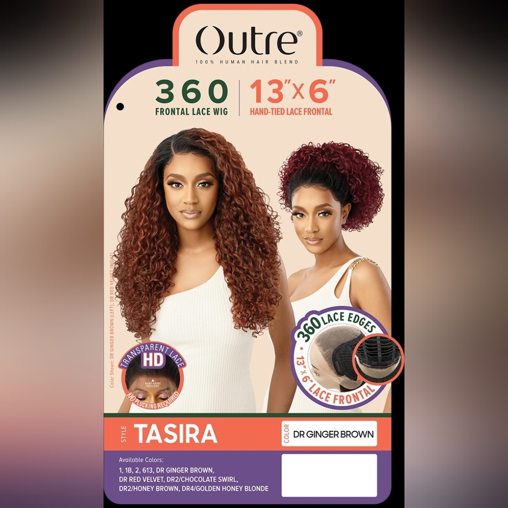 Frontal Lace Wig in Auburn and Burgundy